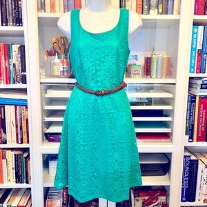 Alyx Lace Sleeveless Dress with Adjustable Belt